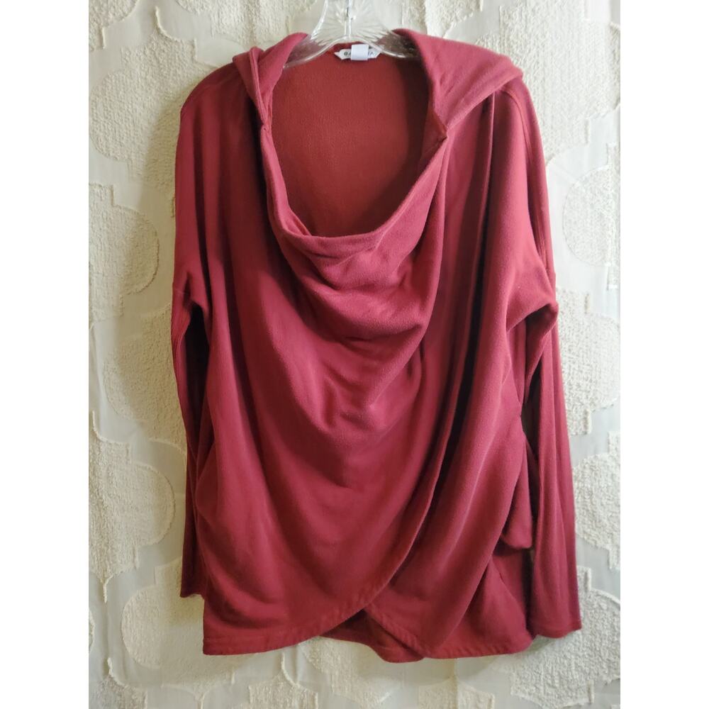 #286 Excellent Pre-Owned Athleta Purana Wrap Sweater Long Sweatshirt Size S
